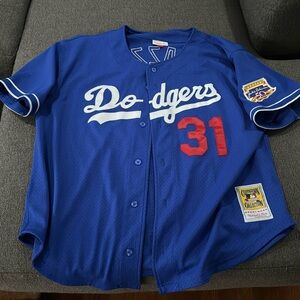 Men’s like brand new Dodgers 50th anniversary jersey!!